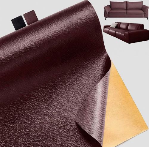 Vinil cuero adhesivo 1.5 m × 50 cm – parche y tapizado