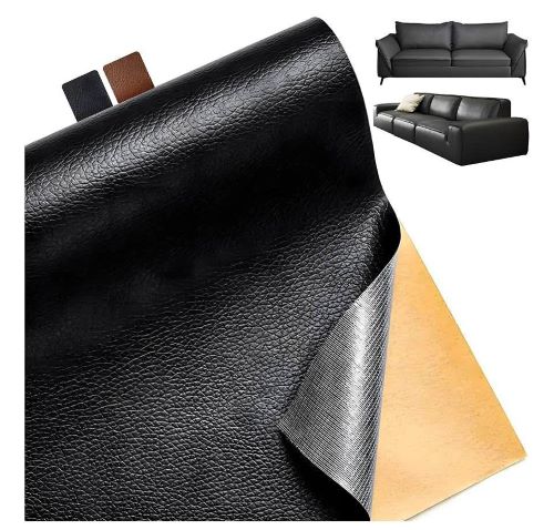Vinil cuero adhesivo 1.5 m × 50 cm – parche y tapizado
