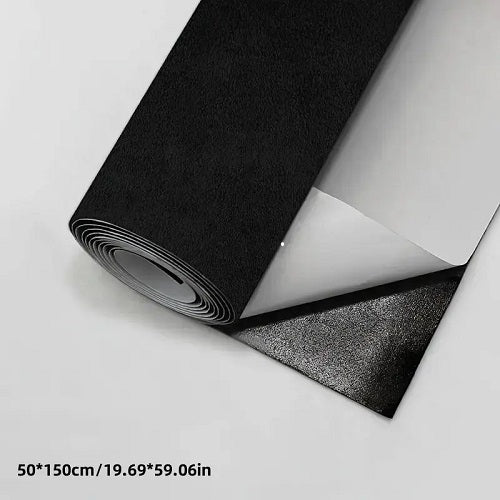 Gamuza Adhesiva Forro Decorativo para Interiores de Carro 2m x 60cm - Techo y Tapicería