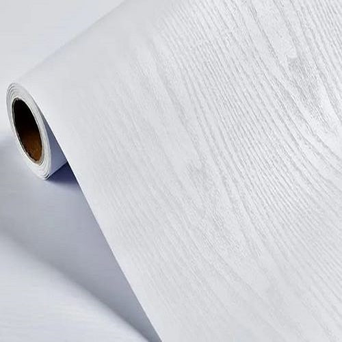 Papel Tapiz Raya Blanco 3d Cocina Adhesivos Pared 10mx45cm.