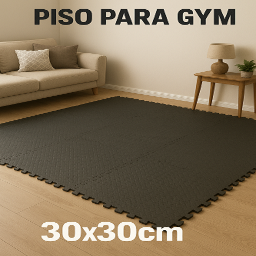 Piso Gym Densidad - Pack 24 Piezas 35x35cm