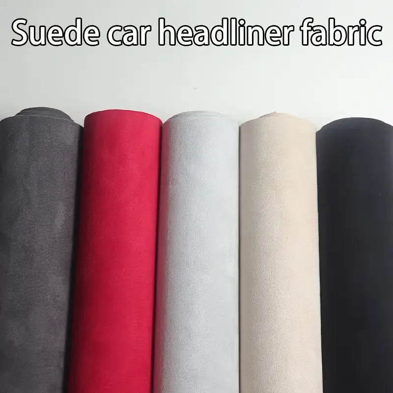 Gamuza Adhesiva Forro Decorativo para Interiores de Carro 2m x 60cm - Techo y Tapicería