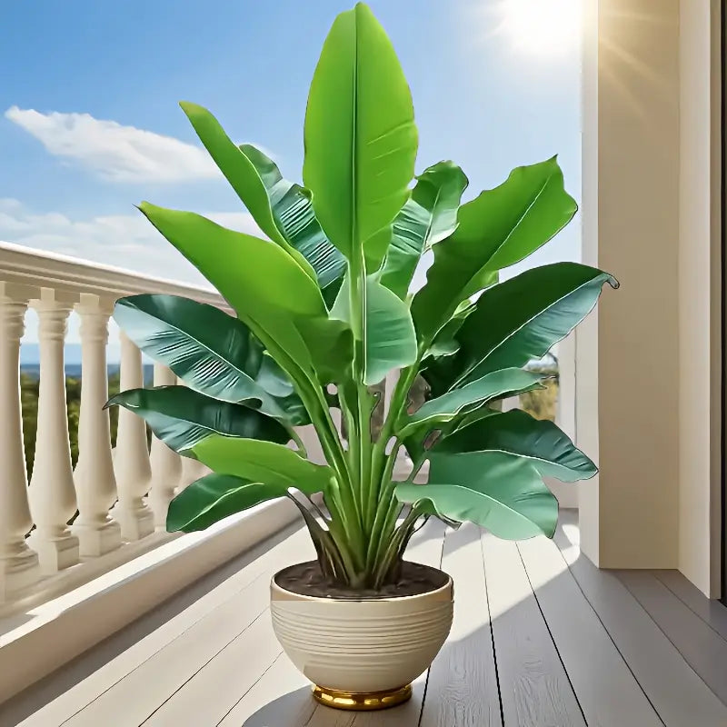 Plátano Tropical Artificial Extra Grande 120cm - Decoración Hogar y Oficina