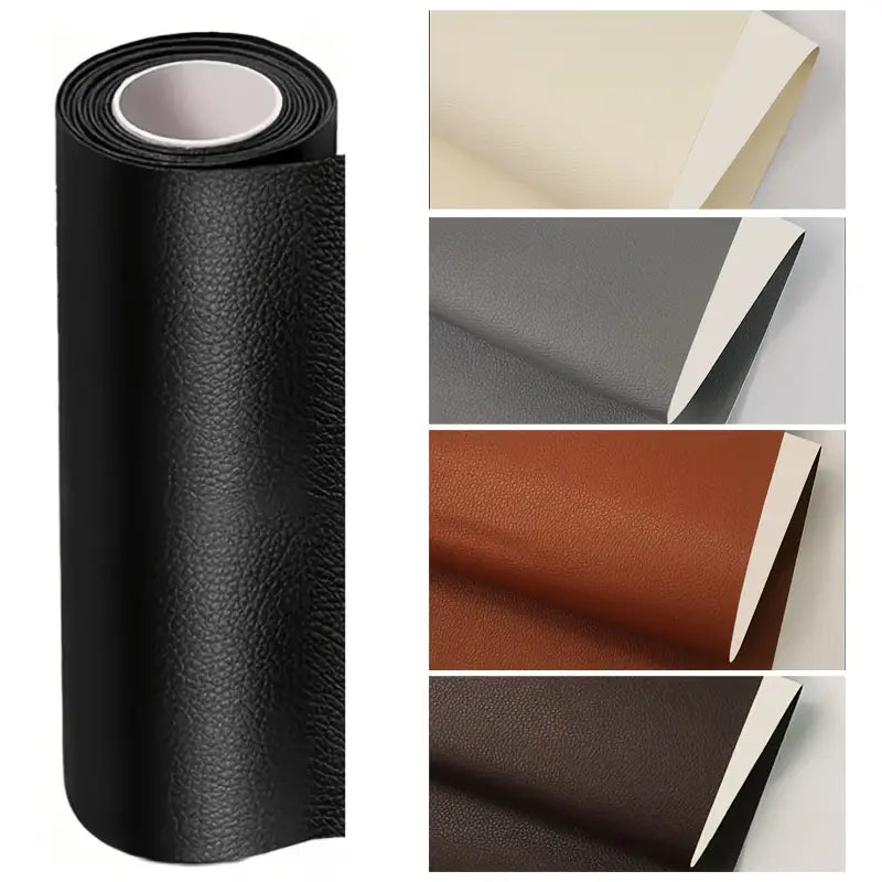 Vinil cuero adhesivo 1.5 m × 50 cm – parche y tapizado
