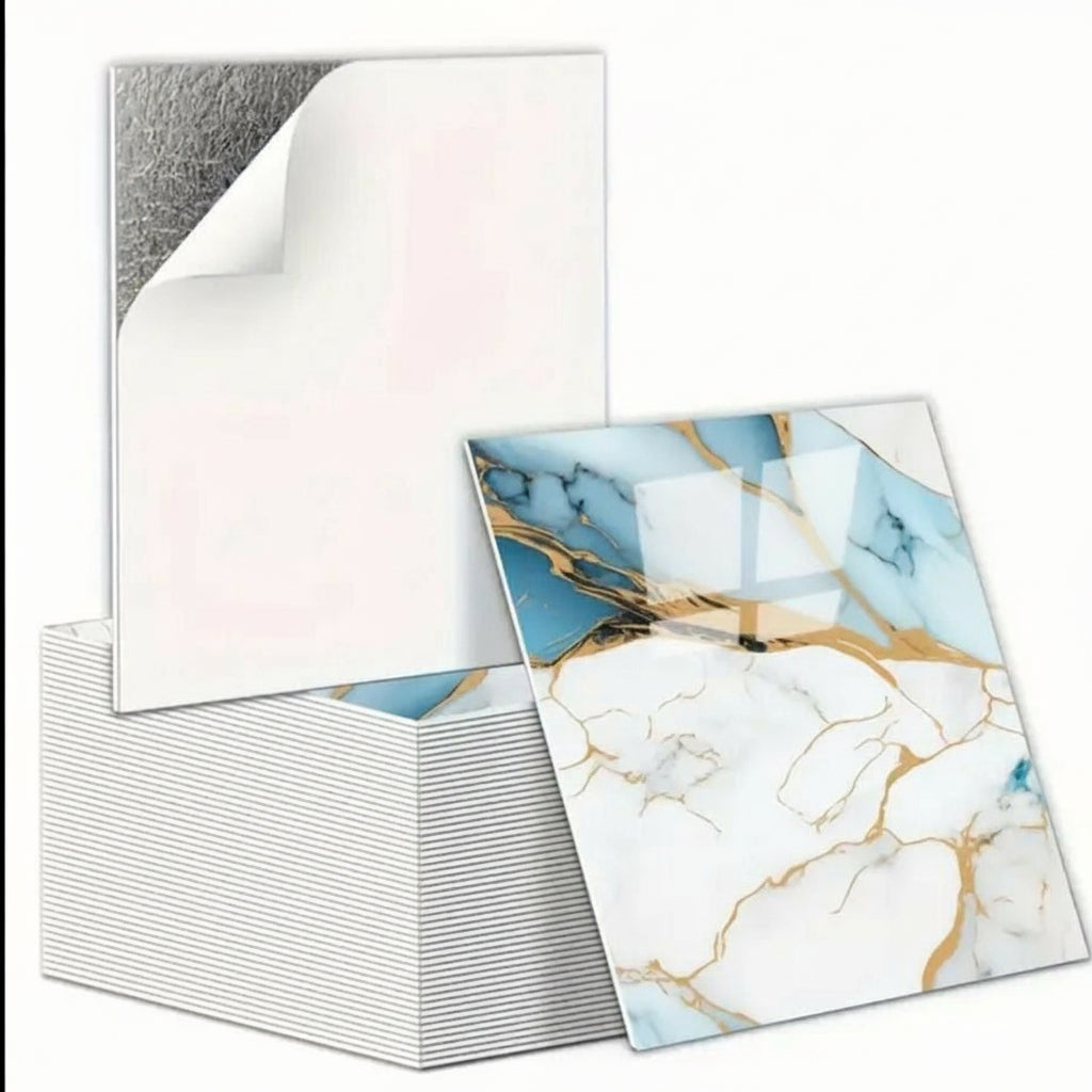 panel Autoadhesivas Diseño Mármol  - Pack 20 Piezas 30x30cm