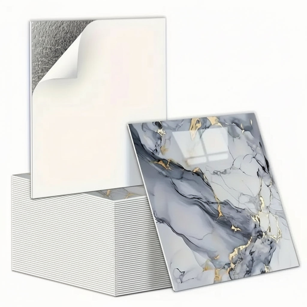 panel Autoadhesivas Diseño Mármol  - Pack 20 Piezas 30x30cm